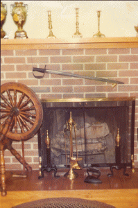 sword fireplace