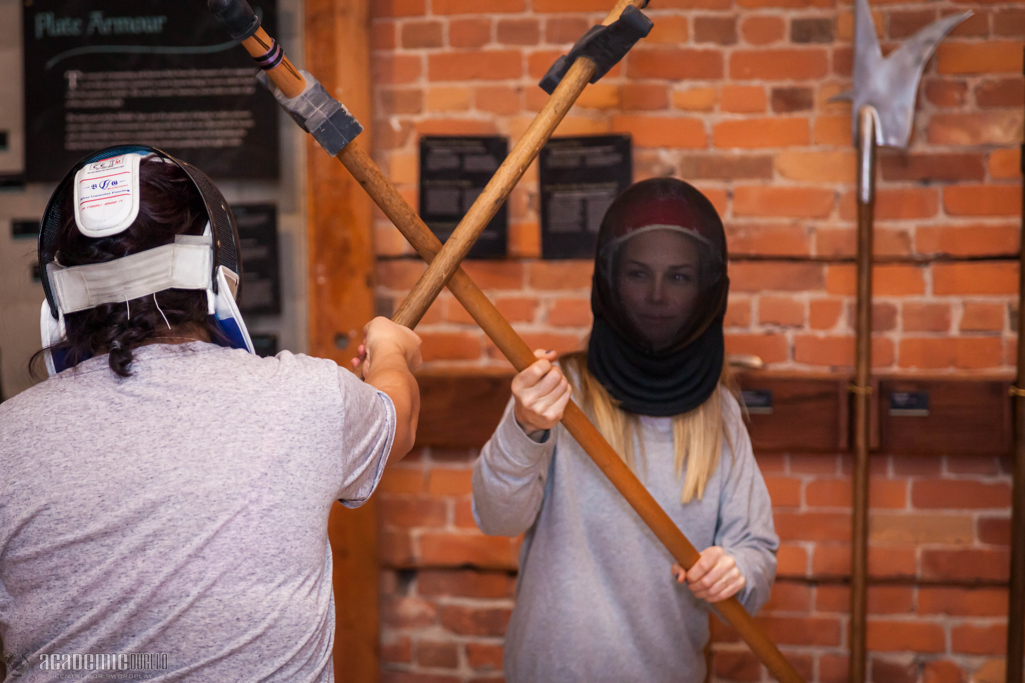 Poleaxe combat training