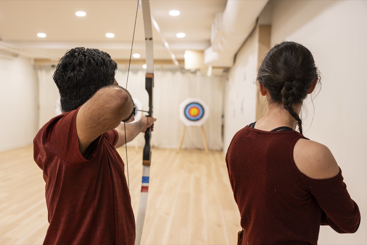 Historical composite bow and arrows