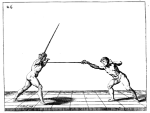 Mezzo tempo action from Fabris's 1606 manual