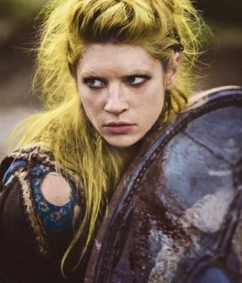 Viking character wearing kohl eyeliner