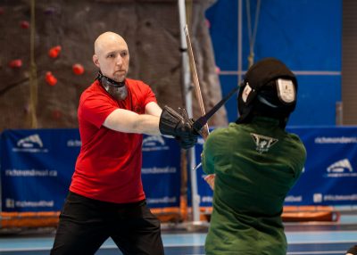 Sword Fight Filming with Adorea