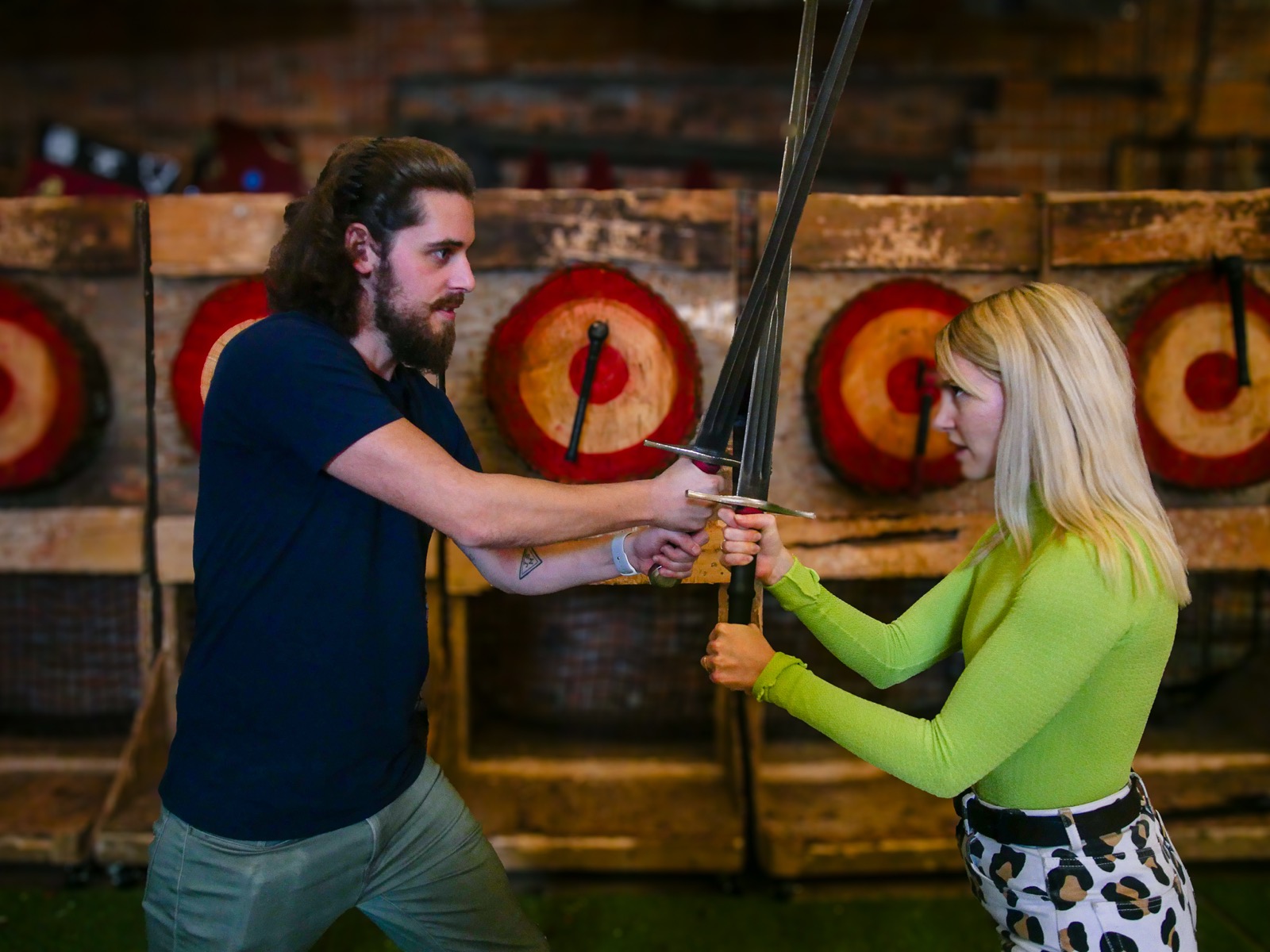 Longsword sparring at Academie Duello