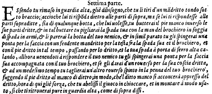 Manuscript text for Seventh Part