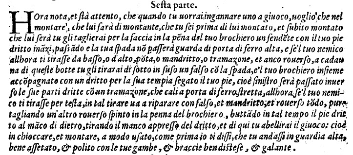 Manuscript text for Sixth Part