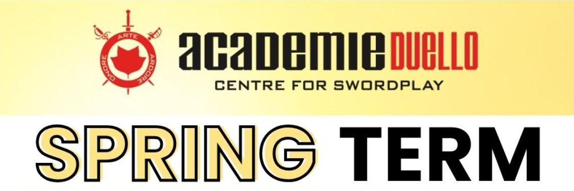Spring Term Banner | Academie Duello - Learn Swordplay