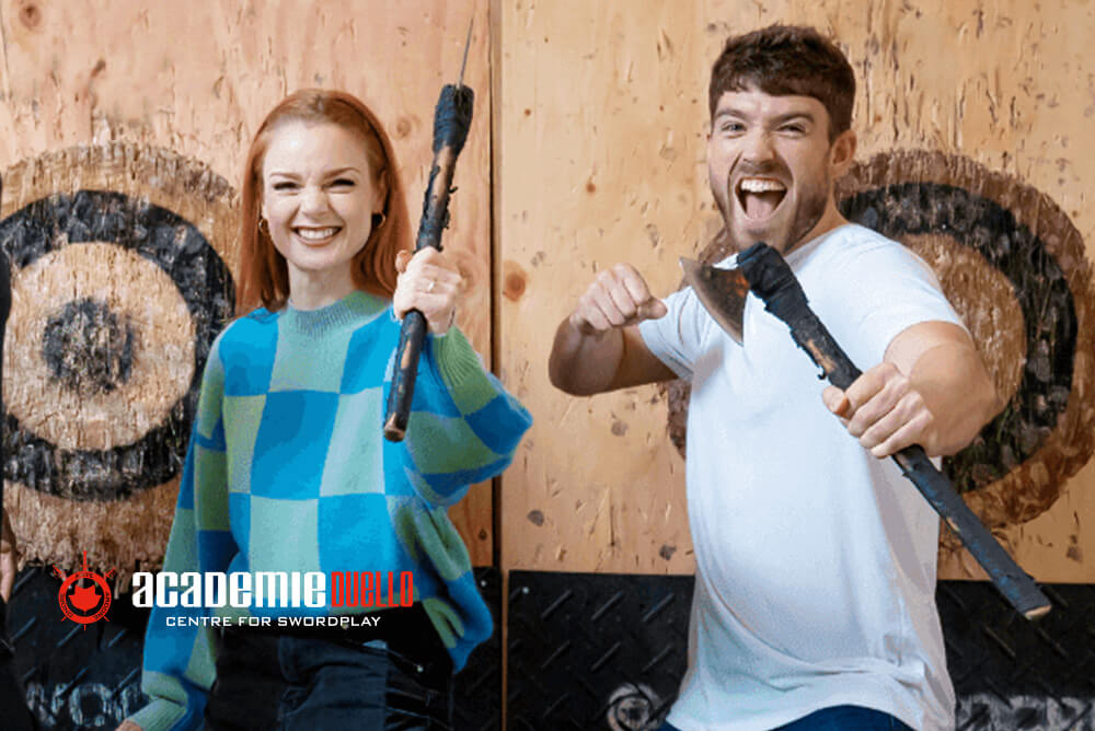 Why Axe Throwing is a Big Hit for Date Night? | Academie Duello Vancouver